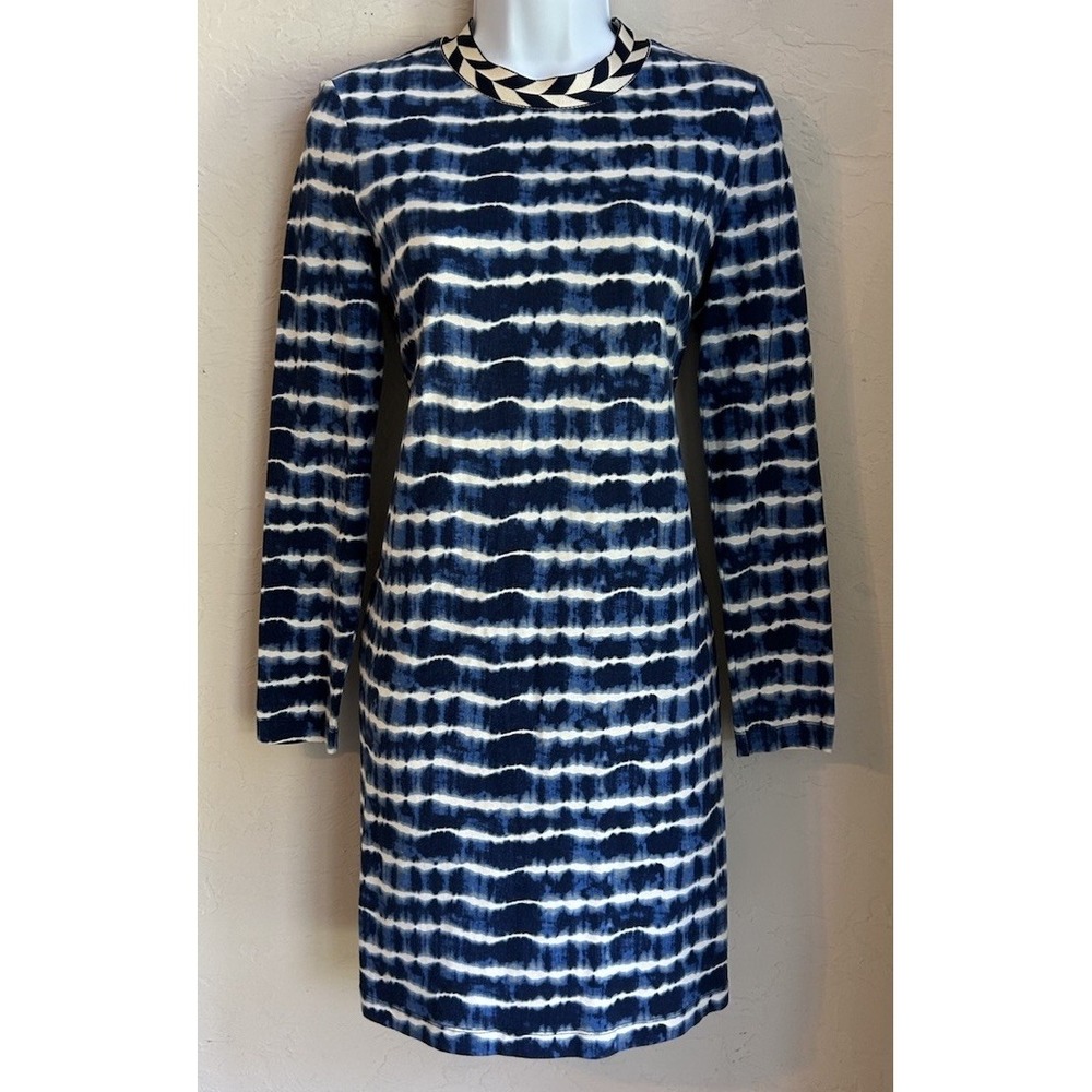 Tory Burch Hollie Mini Dress S Tie Dye Preppy Coastal Boho Resort Sporty Luxury